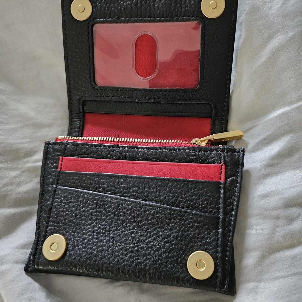 Hammitt Black Leather Crossbody with Gold Stud Accents - Picture 7 of 7